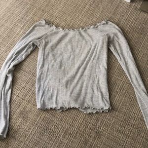 brandy melville off the shoulder top